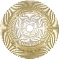 Glass Charger Plate in Gold 13inches