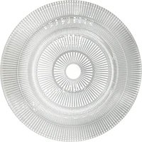 Apollo Glass Charger Plate in Sliver 13 Inches