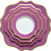 Casablanca Porcelain Collection in Berry/Gold 13inches