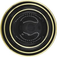 Deco Glass Dinnerware in Green 13inches