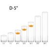 Glass Cylinder Vase. D-5_, H-5_, 7_,10_, 14_, 18_, 24_, 28_, D-5_. Pack of 6 pcs