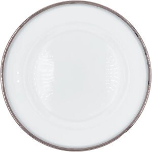 Ribbon Glass Charger Plate in Champagne 13inches Sliver