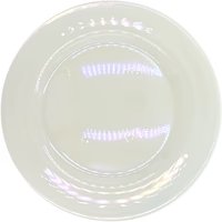Omni Swirl Glass Charger Plate in Clear 13inches