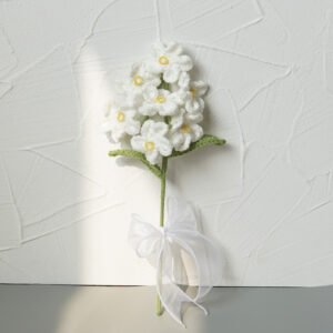 Multi-head Handmade Flower Flower Finished Flower White