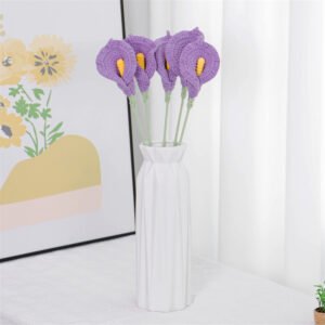 Handmade Flower-Calla Lily (Single Finished Product) Purple