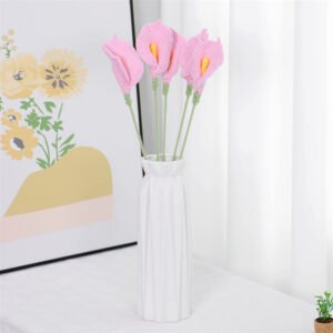 Handmade Flower-Calla Lily (Single Finished Product) Pink