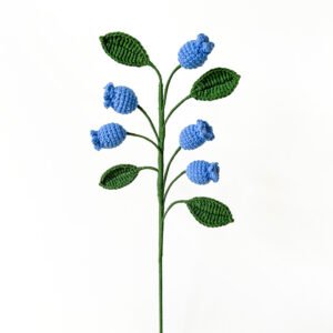 Handmade Flower-Blueberry Finished