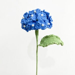 Head Handmade Flower Flower Finished Flower Hydrangea Blue
