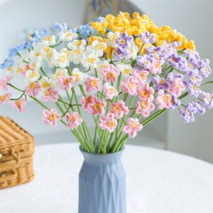 Handmade Flower-Forget menot without leaves Finished