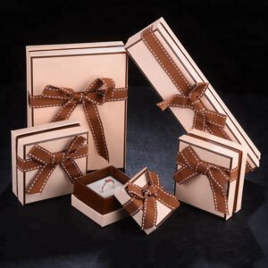GM01-03 Bangles Bracelet Cardboard Paper Packing Jewelry Boxes Ribbons